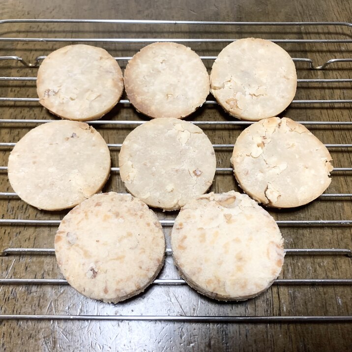 焼き菓子レシピ　米粉くるみクッキー